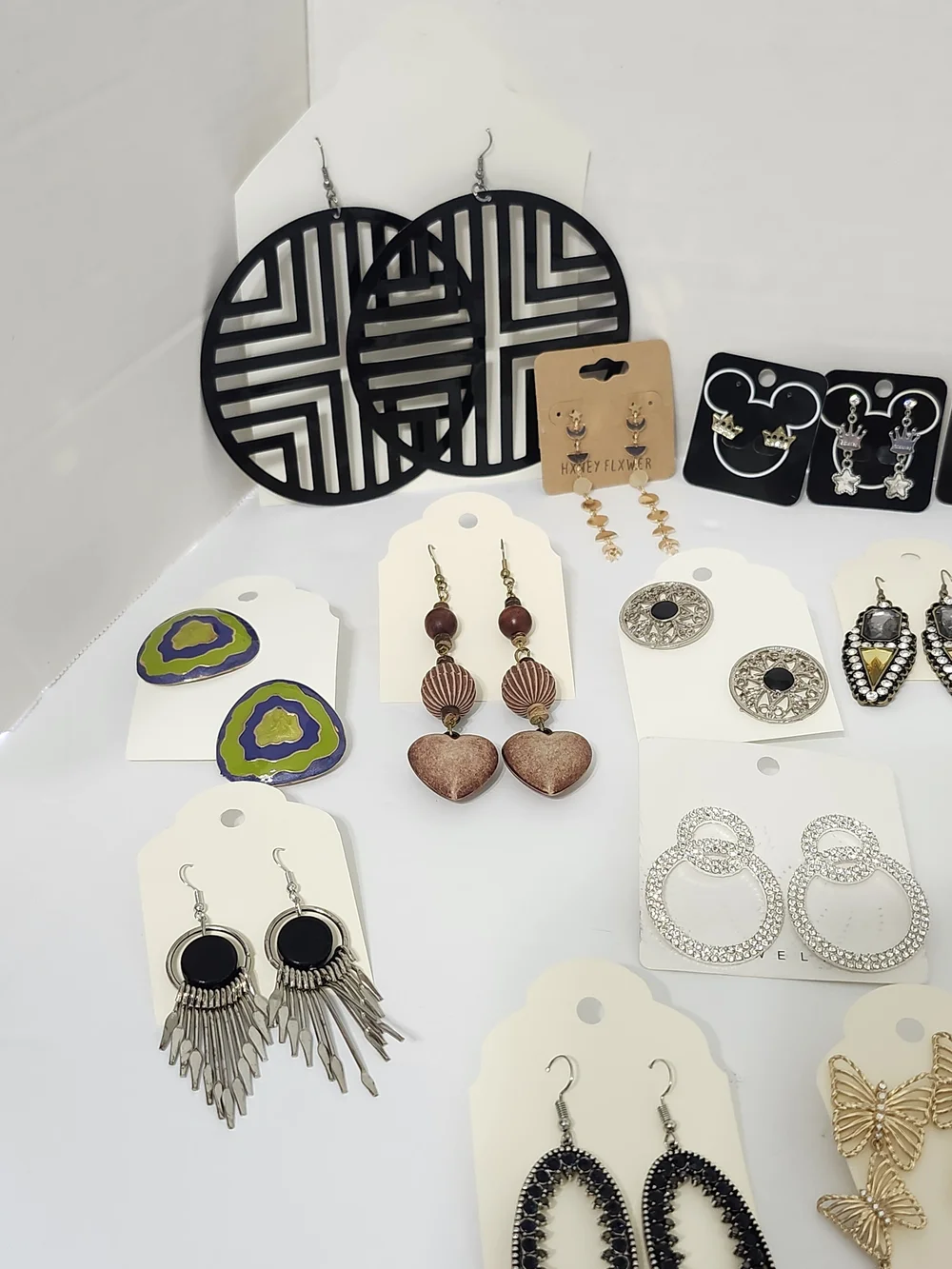 Assorted Earring Mix Rhinestone Wood Vintage To Now Enamel Everyday Wear Variety